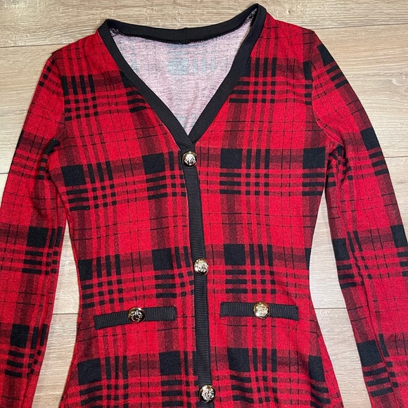 Red Plaid dress - Picture 3 of 3